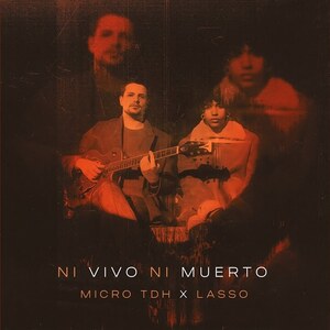 lasso y micro tdh en fondo marron con guitarras